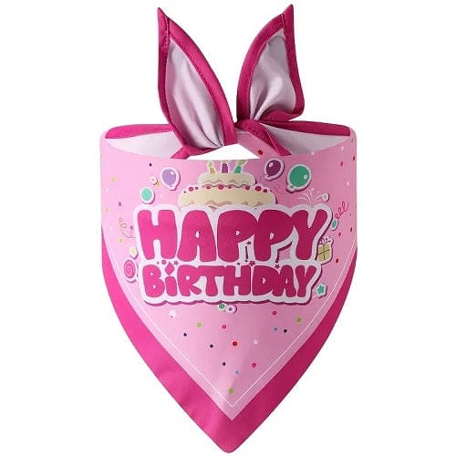 Birthday Dog Bandana - Pink