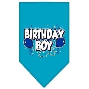 Birthday Boy Screen Print Dog Bandana