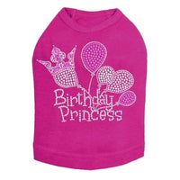Thumbnail for Birthday Princess Rhinestone Dog Shirt