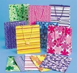 Colorful Print Gift Bags