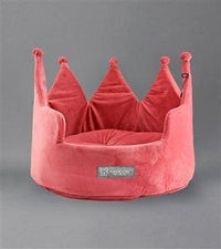 Thumbnail for Crown Dog Bed - Pink