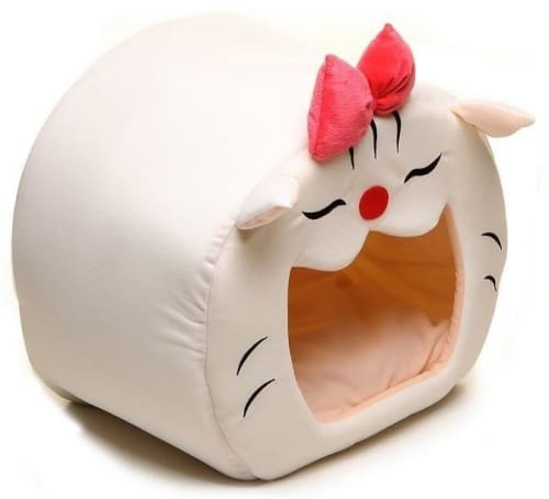 Cute Cat Face Kitty Bed