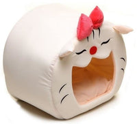 Thumbnail for Cute Cat Face Kitty Bed