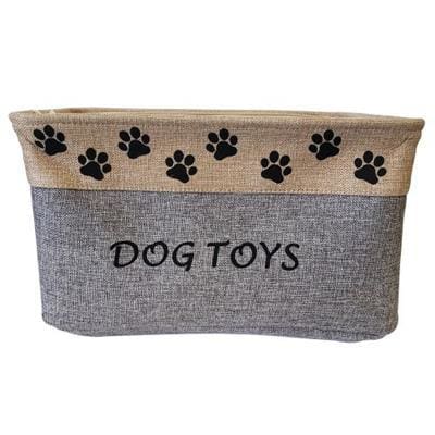 Fabric Dog Toy Storage Container