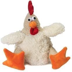 Checkered Rooster Dog Toy - Small