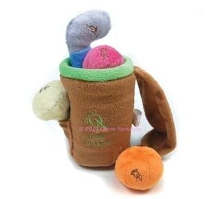 Golf Champ Plush Dog Toy Set