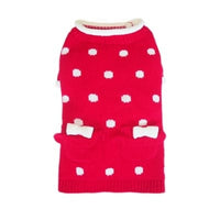 Thumbnail for Lala Dog Sweater - Red