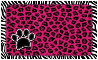 Thumbnail for Leopard Zebra Pink Pet Placemat