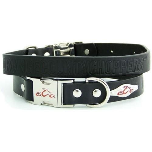 OCC Leather Dog Collar