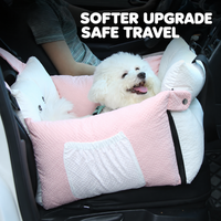 Thumbnail for 2-in-1 Pet Car Booster Seat & Carrier Bag