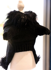 Thumbnail for Elegant Bow Knit Dog Sweater Dress