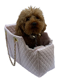 Thumbnail for Kate Quilted Carrier, Pearl Pink