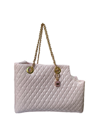 Thumbnail for Kate Quilted Carrier, Pearl Pink