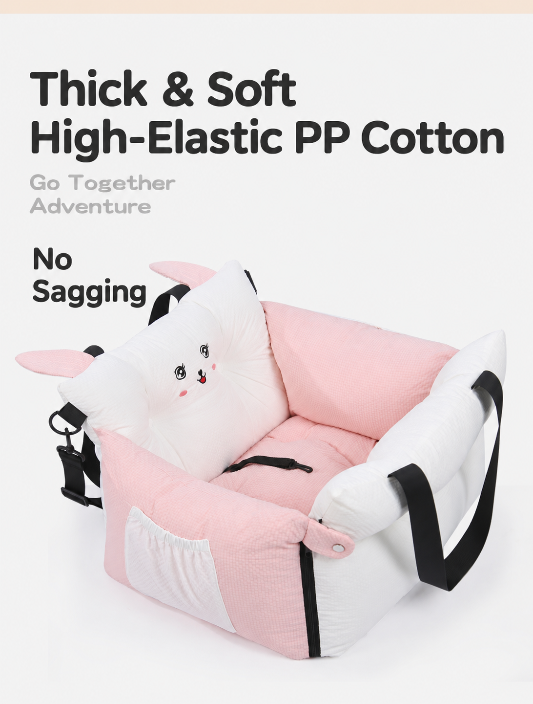 2-in-1 Pet Car Booster Seat & Carrier Bag
