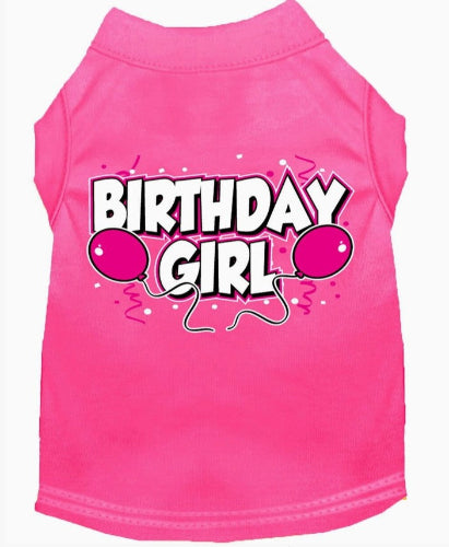 Birthday Girl Dog Shirt