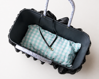 Thumbnail for Black Lace Pet Carrier Basket