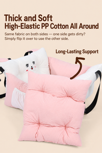 Thumbnail for 2-in-1 Pet Car Booster Seat & Carrier Bag