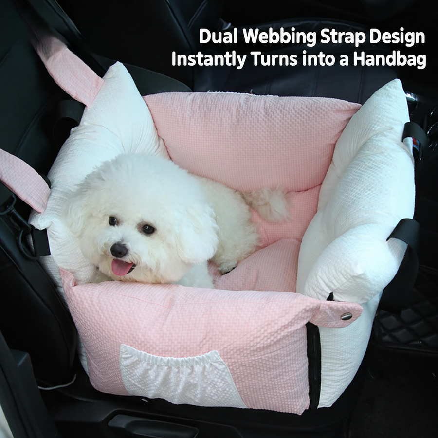2-in-1 Pet Car Booster Seat & Carrier Bag