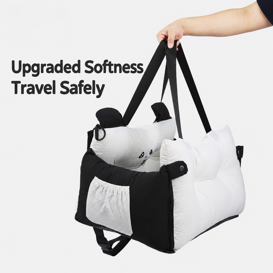 2-in-1 Pet Car Booster Seat & Carrier Bag