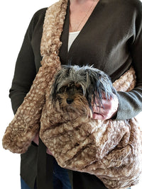 Thumbnail for Furbaby Adjustable Sling Bag, Fawn