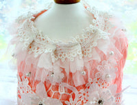 Thumbnail for Blush Sakura Princess Dog Dress – Luxury Pink Floral
