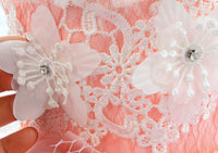 Thumbnail for Blush Sakura Princess Dog Dress – Luxury Pink Floral