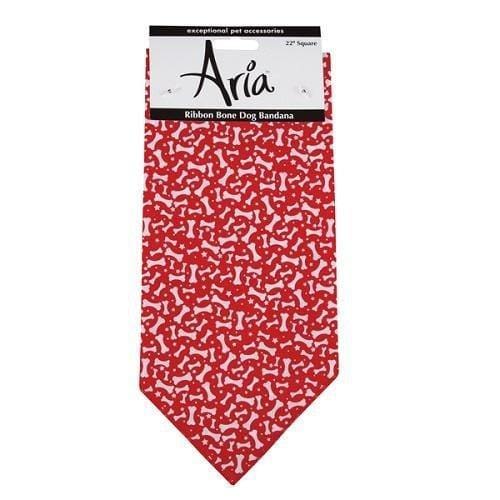 Aria Blue Ribbon Bone Dog Bandana