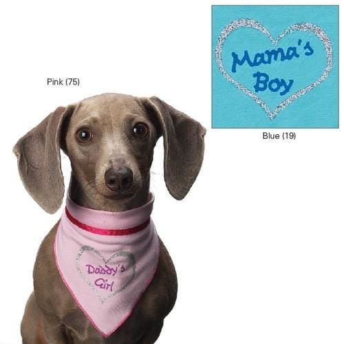 Aria Mamas Boy and Daddy’s Girl Dog Bandana