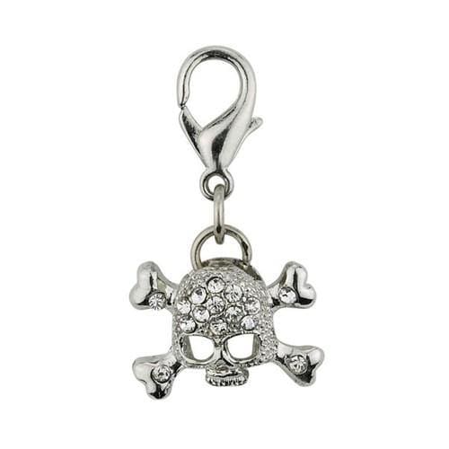 Aria Skull Crossbones Collar Charm