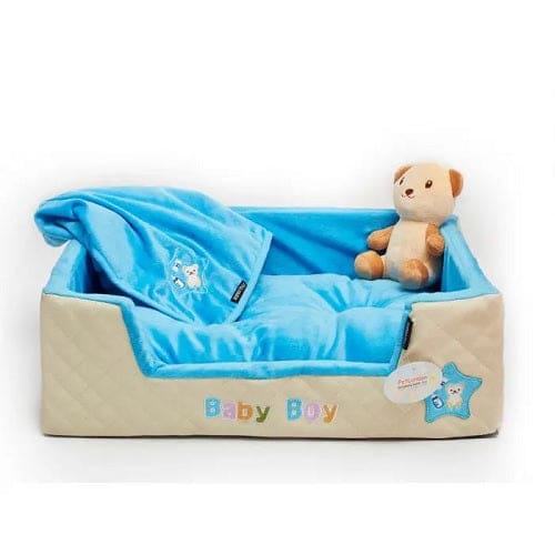 Baby Boy Dog Bed Set