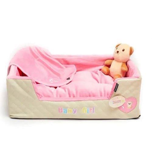 Baby Girl Dog Bed Set