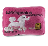 Thumbnail for Barkingdales Credit Card Plush Dog Toy