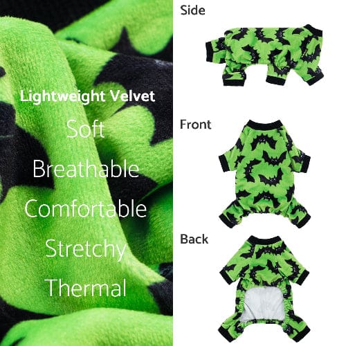 Bat Print Dog Pajamas