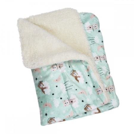 Bedtime Bear Blanket Flannel/Ultra-Plush Dog