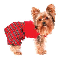 Thumbnail for Belly Boxers Dog Briefs - Red Flannel