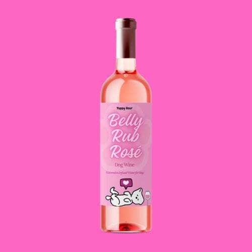 Belly Rub Rosé Dog Wine