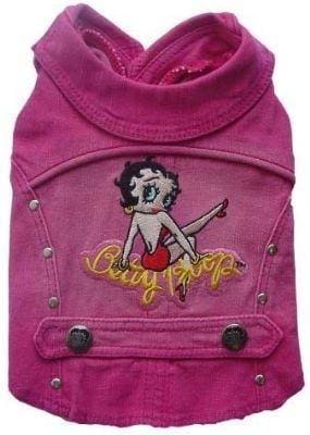Betty Boop Pink Denim Dog Jacket