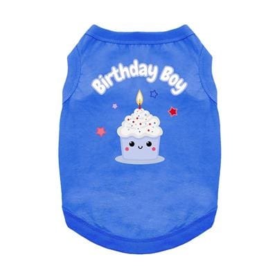 Birthday Boy Dog Tank Top - Blue