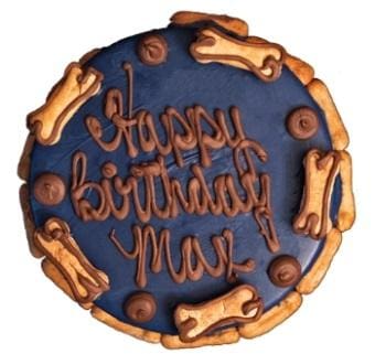 Dog Birthday Cookie Cake 6 Inch