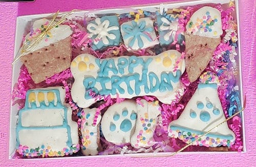 Dog Birthday Cookie Set - Girl