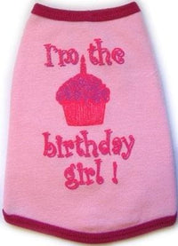 Thumbnail for Birthday Girl Dog Shirt in Pink