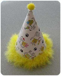 Thumbnail for Birthday Hat (Yellow Dogs)
