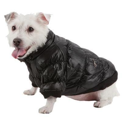Black 3M Thinsulate Metallic Dog Jacket
