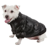 Thumbnail for Black 3M Thinsulate Metallic Dog Jacket