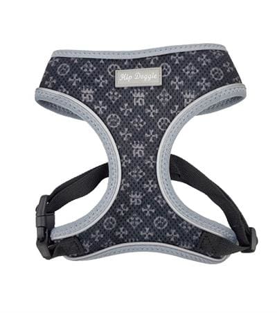 Black Crown Dog Harness