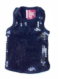 Thumbnail for Black on the Rocks Sequin Dog Shirt