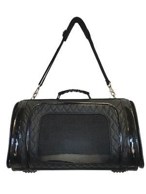 Black Quilted Kelle Bag Pet Carrier