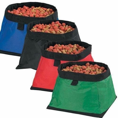 Black Travel Dog Bowl
