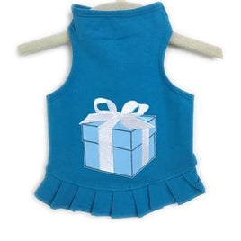 Blue Box Flounce Dress