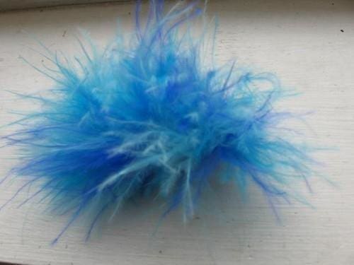 Boa Dog Hair Clip - Blue
